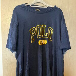 👕 Ralph Lauren Navy Blue Polo T-Shirt – Size XXL (50–52) – Excellent Condition